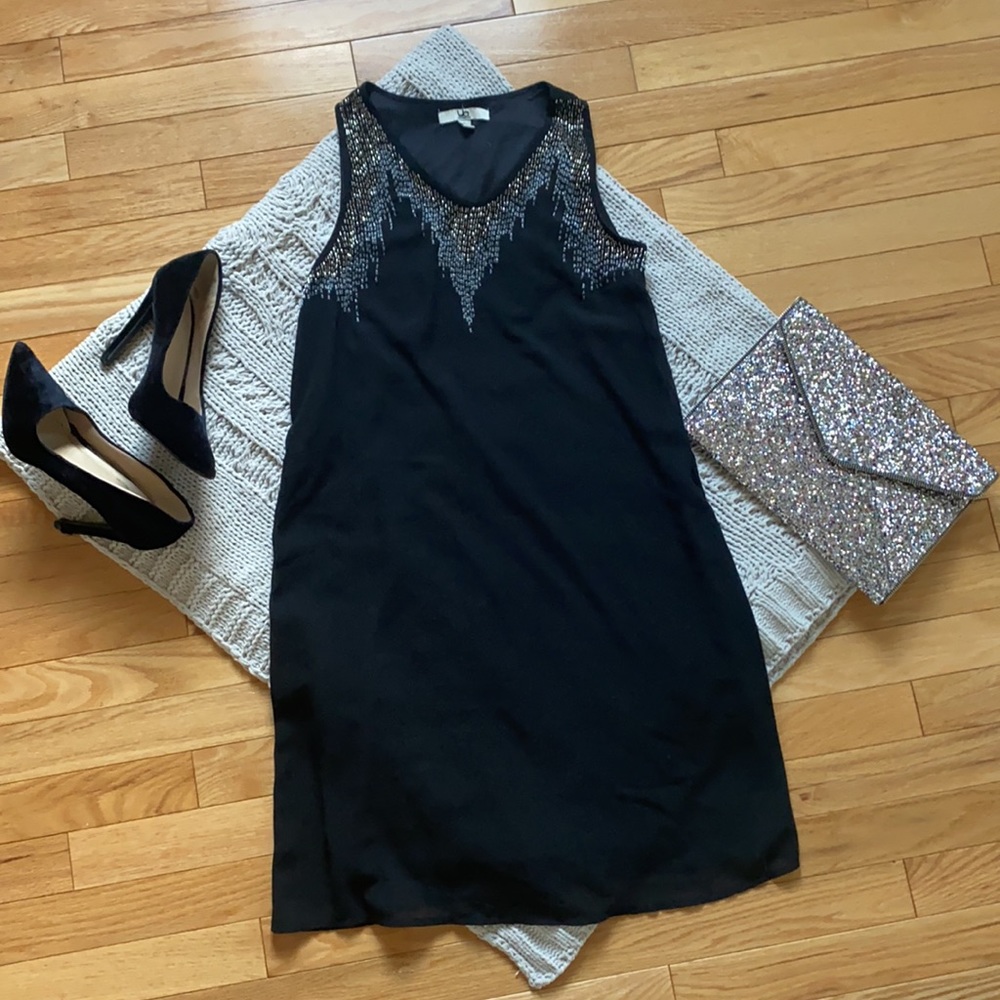 Small beaded tank shift dress